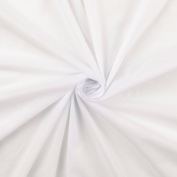 Voile fabrik Optisches Weiß halb transparent 