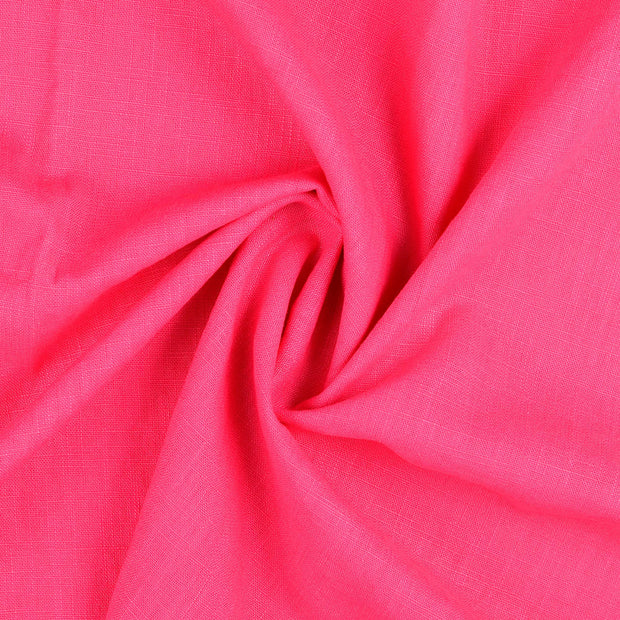 Lin tissu Fuchsia mat 