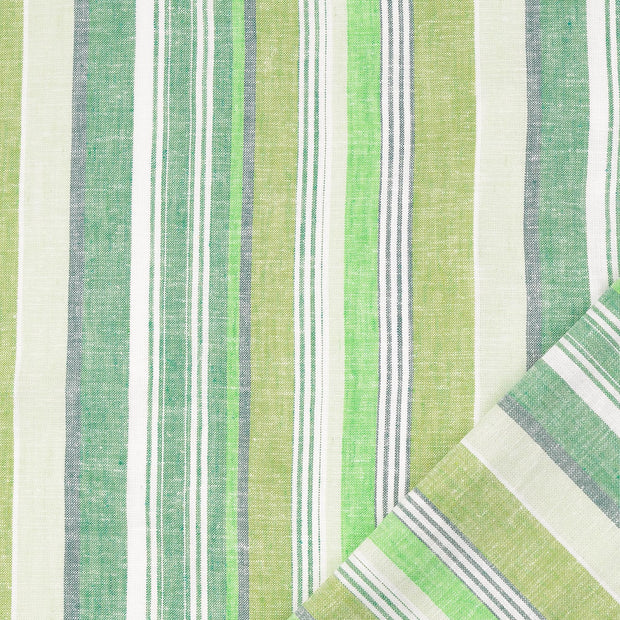  tissu vert fil teint 