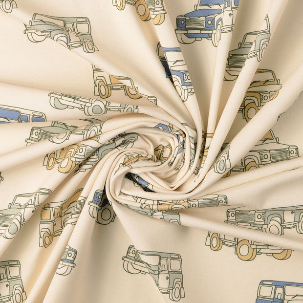Jersey fabric Off White 