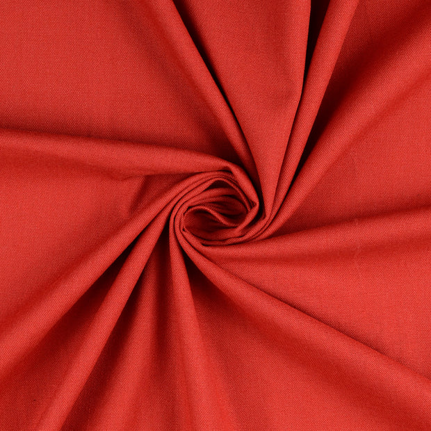 Viscose Lin Chaine et Trame tissu Rouge Bordeaux 