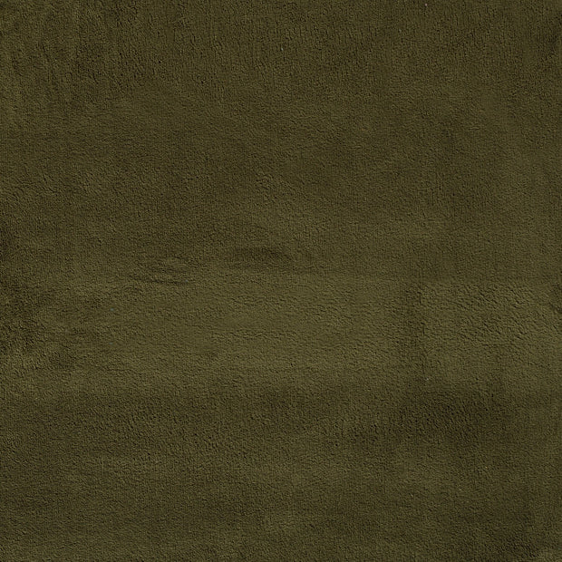 Bamboo Fleece fabric Khaki Green matte 