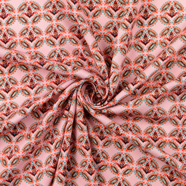 Viscose Twill fabrik Helles Pink 