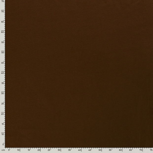 Jogging fabric Unicolour Brown