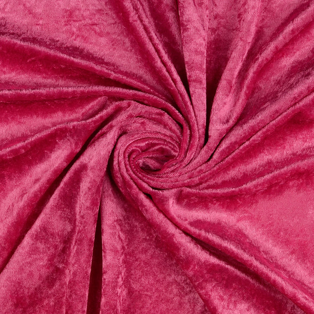 Velours fabrik Helles Pink crushed 