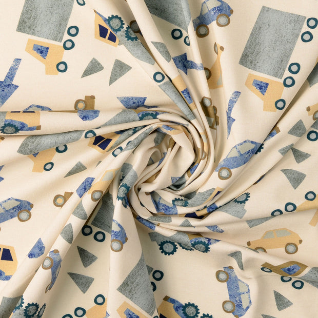 Jersey fabric Off White 