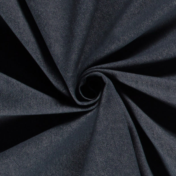 Denim Stretch tissu Bleu Marine mat 