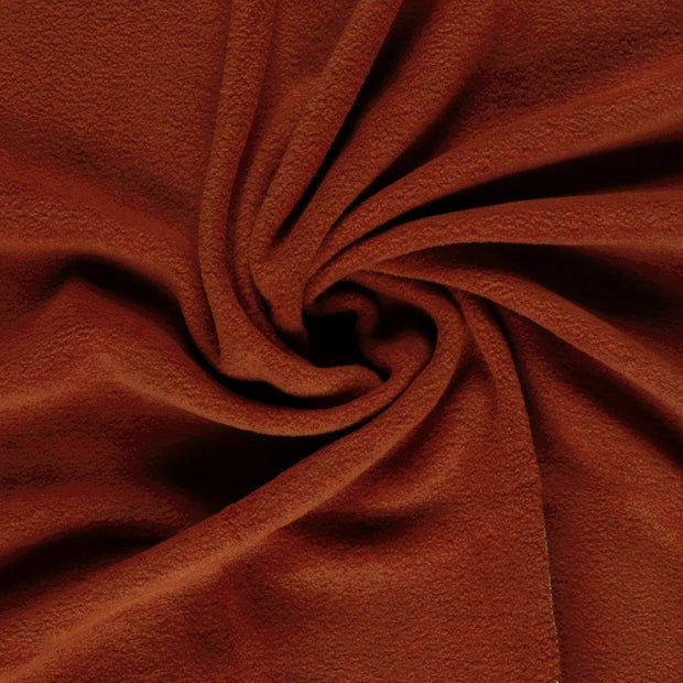 Fleece fabric Brique 