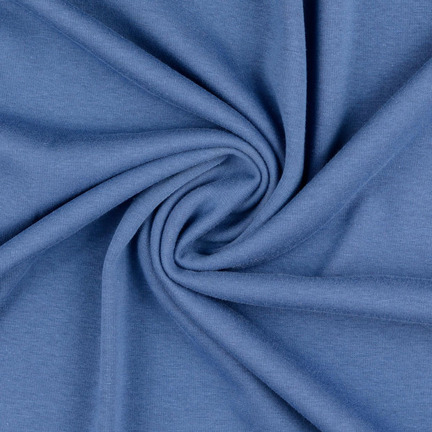 Polaire des Alpes tissu Indigo brossé 