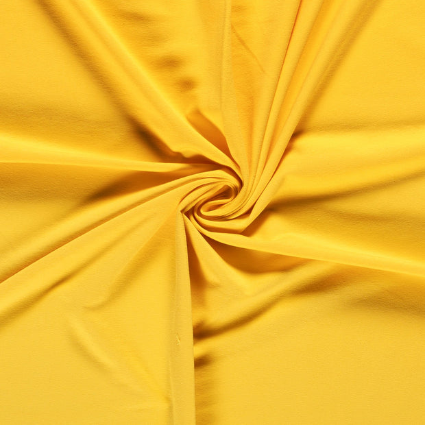French Terry tissu Unicolore Jaune