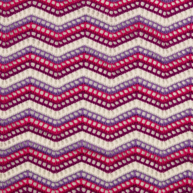 Spitze fabrik Zick Zack fuchsia