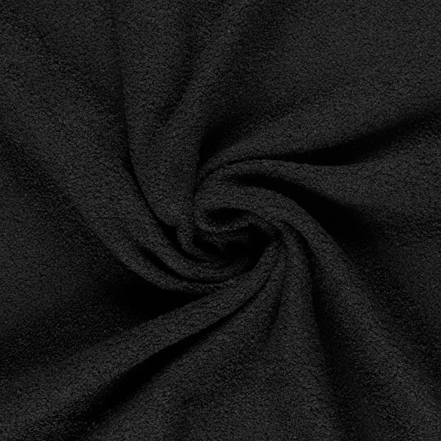Teddy fabric Black backed 