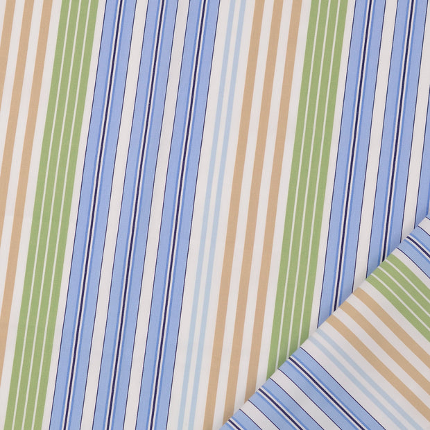  tissu rayures fil teint 