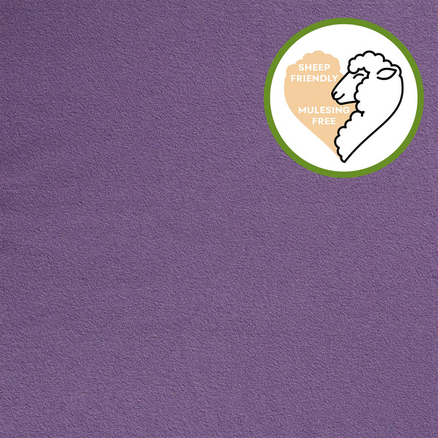 Chiffon en laine tissu Unicolore Lilas