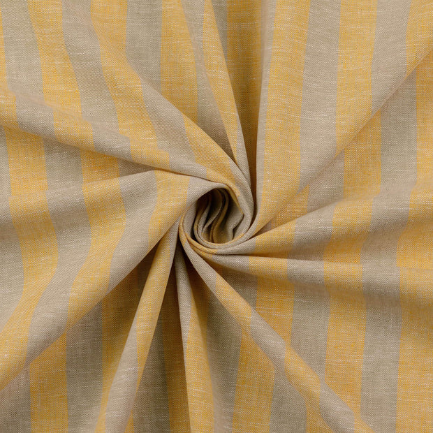 Lin tissu jaune 