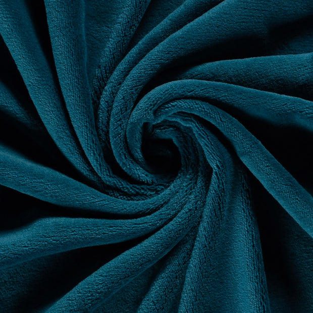 Wellness Fleece fabrik Petrol weich 