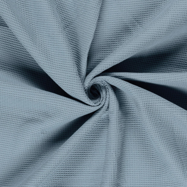 Waffle piqué fabric Sky Blue 