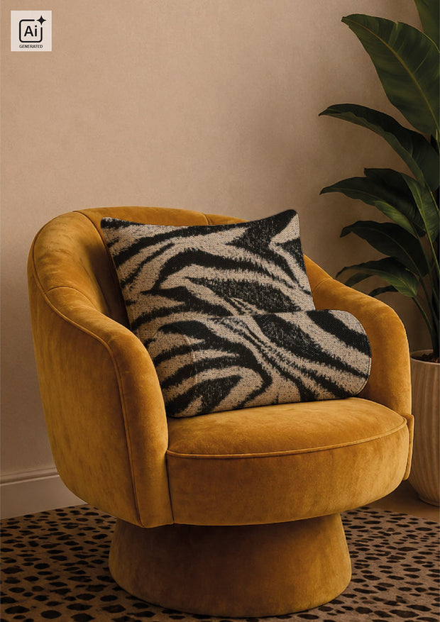 Gobelin fabric Zebras Off White