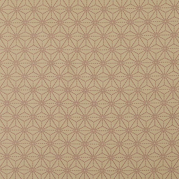 Popeline de Coton tissu Bordeaux