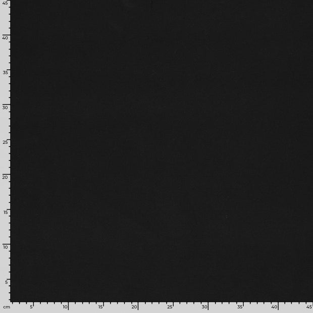 Jersey tissu Unicolore Noir