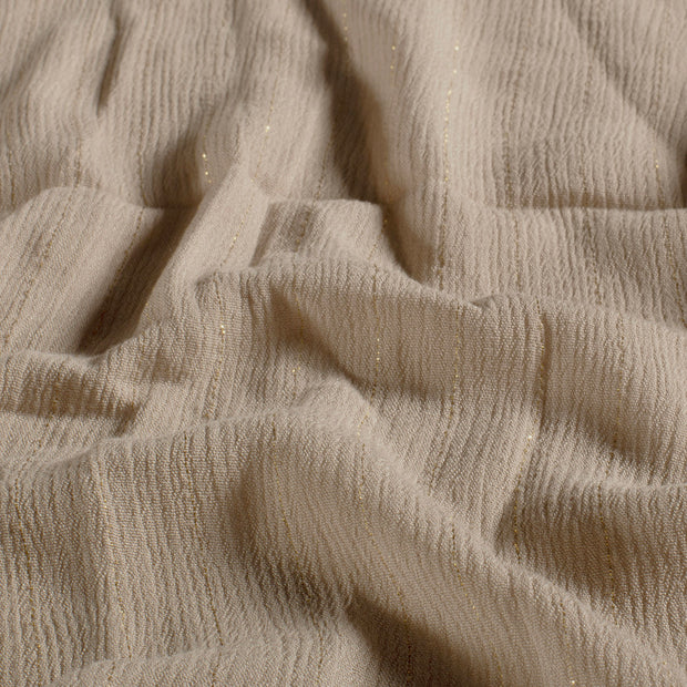 Krepp fabrik Uni Taupe