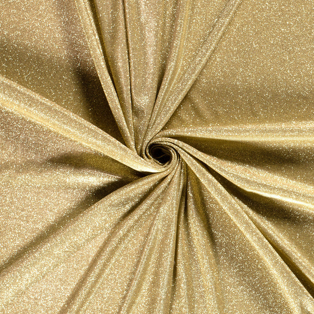 Polyester Jersey fabrik Gold Lurex 