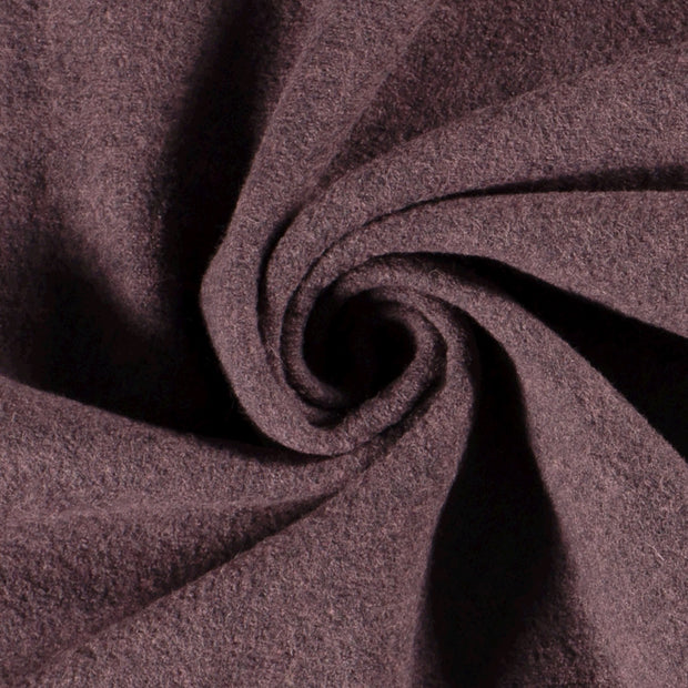 Chiffon en laine tissu Vieux rose mat 
