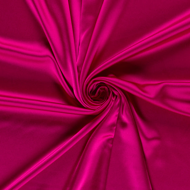 Satin tissu Fuchsia 