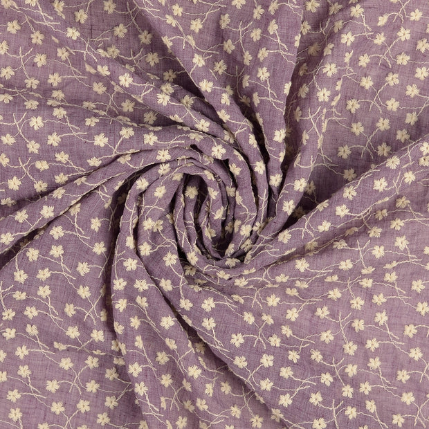 Dentelle tissu Mauve 