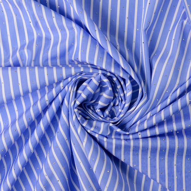 Woven Polyester tissu Bleu acier 