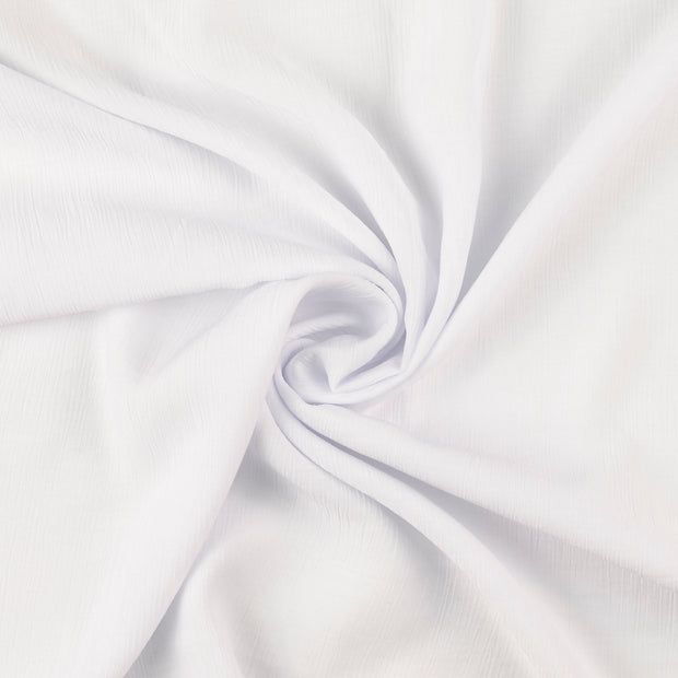 Popeline de Viscose tissu blanc 