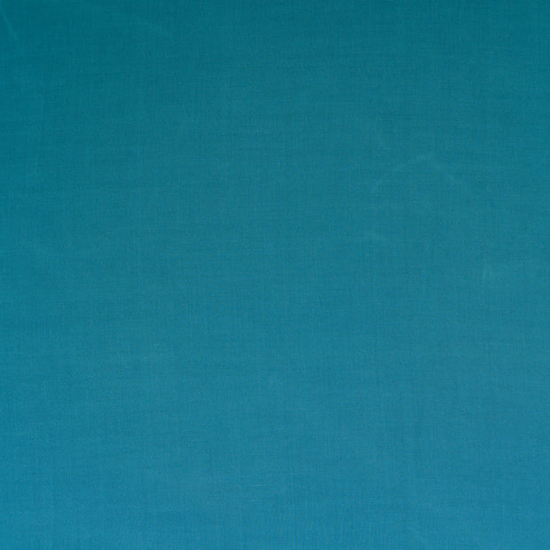 Popeline de Viscose tissu Unicolore Bleu Canard