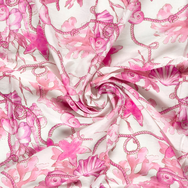 VIS Nylon fabrik Fuchsia bedruckt 