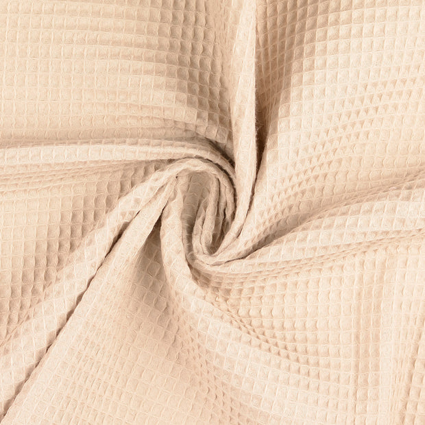 Waffelpiqué fabrik Ivory 