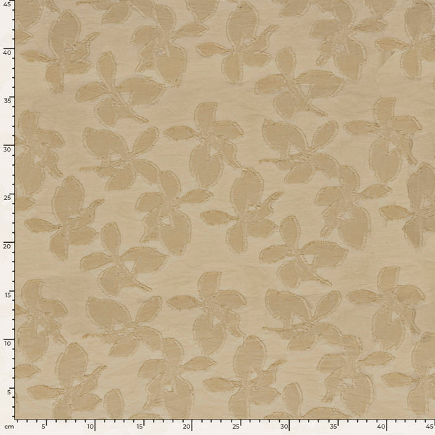 CO Voile fabrik Uni Beige