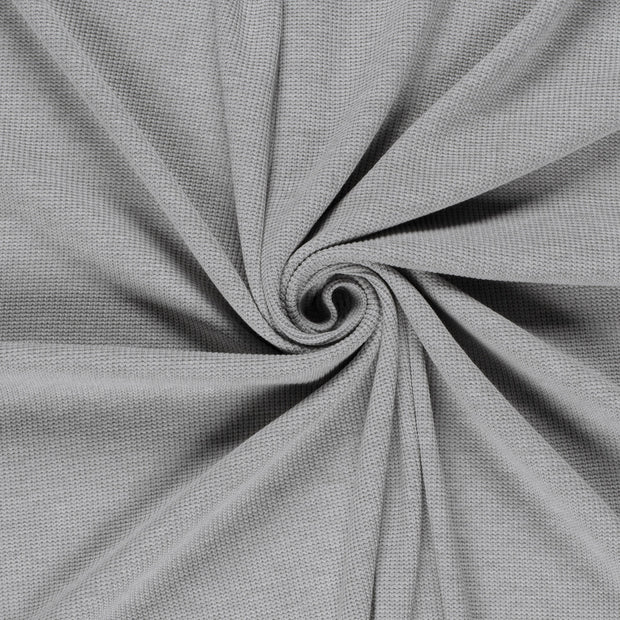 Heavy Knit fabric Light Grey 