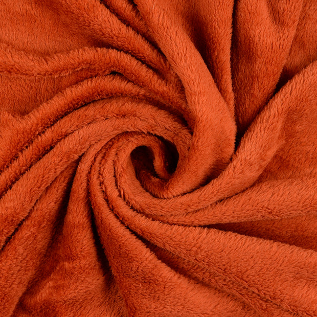 Wellness Fleece fabrik Ziegel 