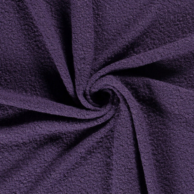 Bouclé fabric Carbon 