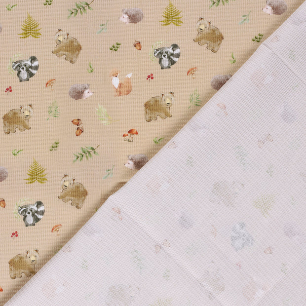 Waffle piqué fabric  