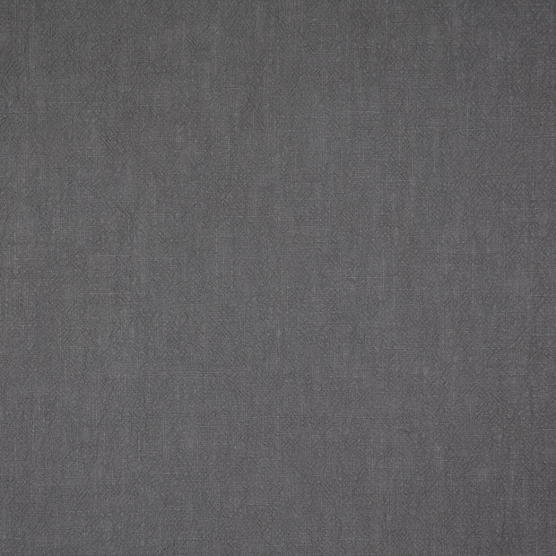 Lin tissu gris mat 