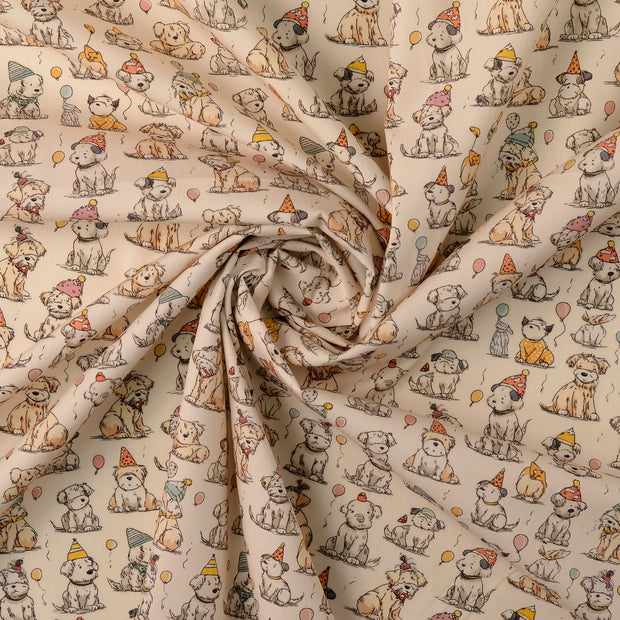 Cotton Poplin fabric Off White 