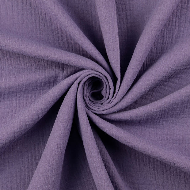 Musselin fabrik Mauve matt 