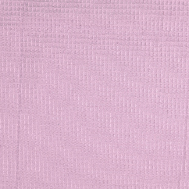 Waffelpiqué fabrik Uni Mauve