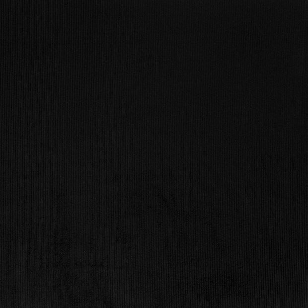 Velours Côtelé 4.5w tissu Unicolore noir
