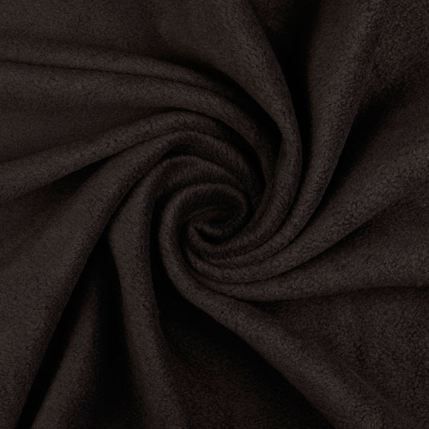 Polar Fleece fabrik Dunkelgrau gebürstet 