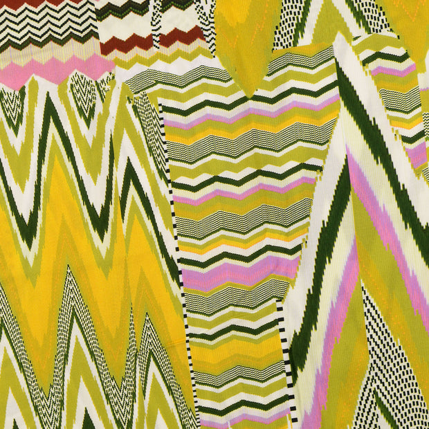 Viscose Poplin fabrik Geometrische Mehrfarbig