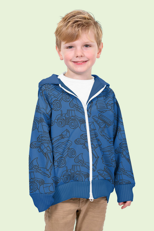 Softshell fabric Vehicles Cobalt