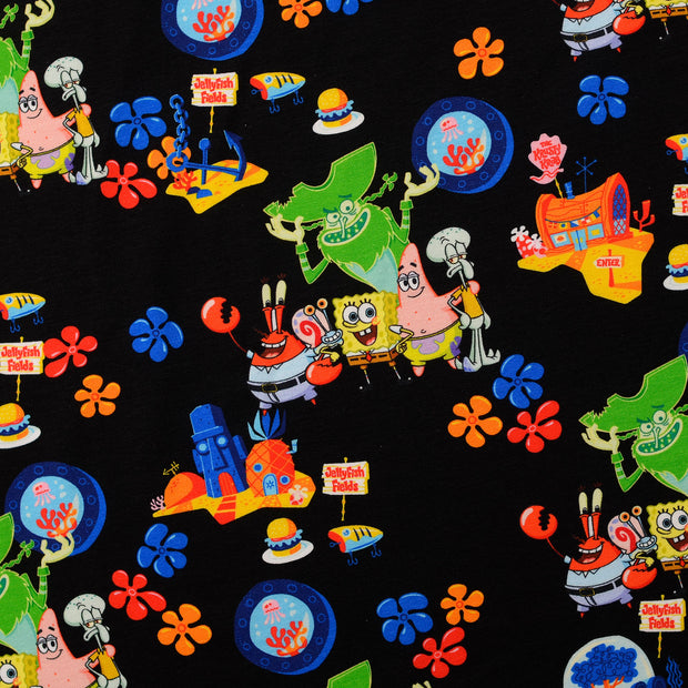 Jersey tissu multicolore