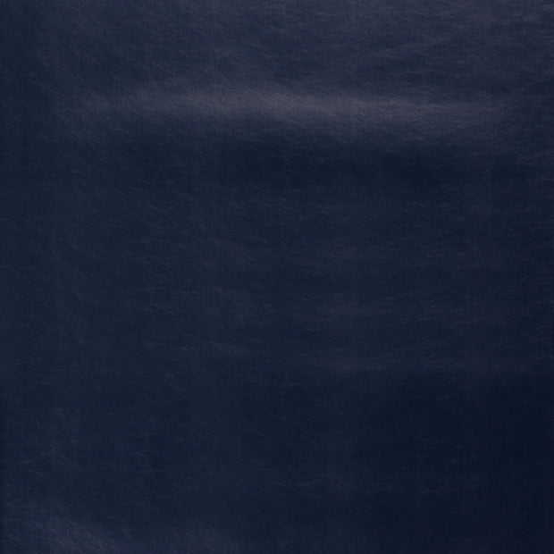 Imitation cuir tissu Unicolore Bleu Marine
