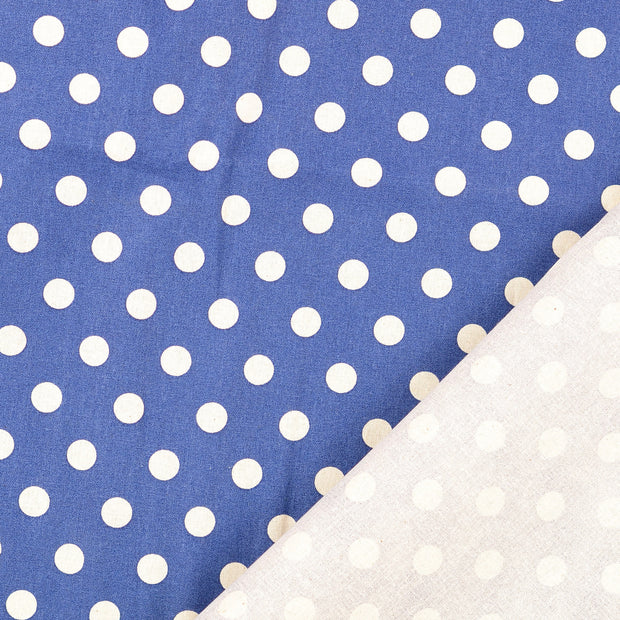 Cretonne tissu pois 